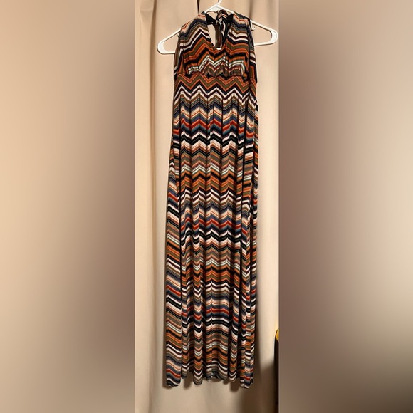 Bisou Bisou Orange Black High Low Sundress - Picture 9 of 9